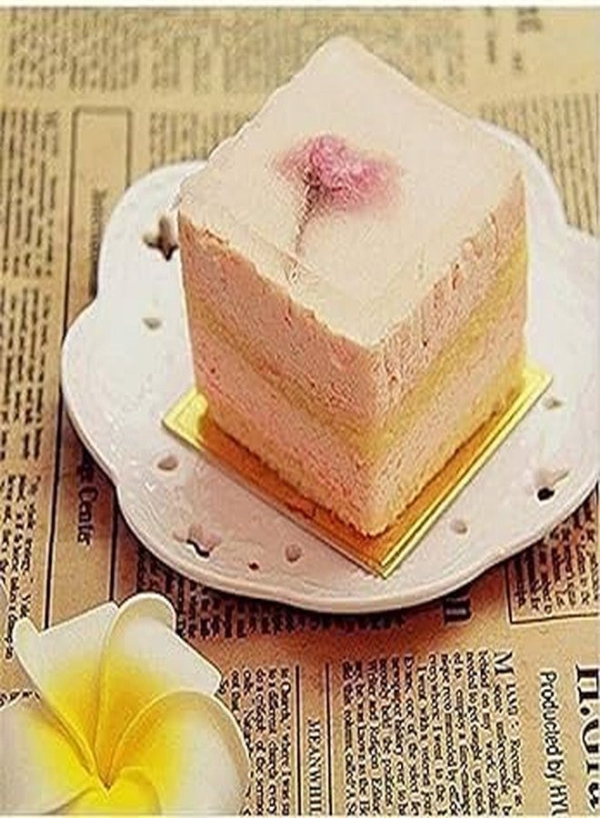 Royals |Pack of 25|3.5x3.5inch|Cake Base|Cake Baking Tool|Cake Plate| Cake Decoration | Cake Base Board | Cake Tray| Cardboard, Acrylic,MDF Cake Base| Pastry Base |(Cardboard, Square Pastry Base) - Image 2