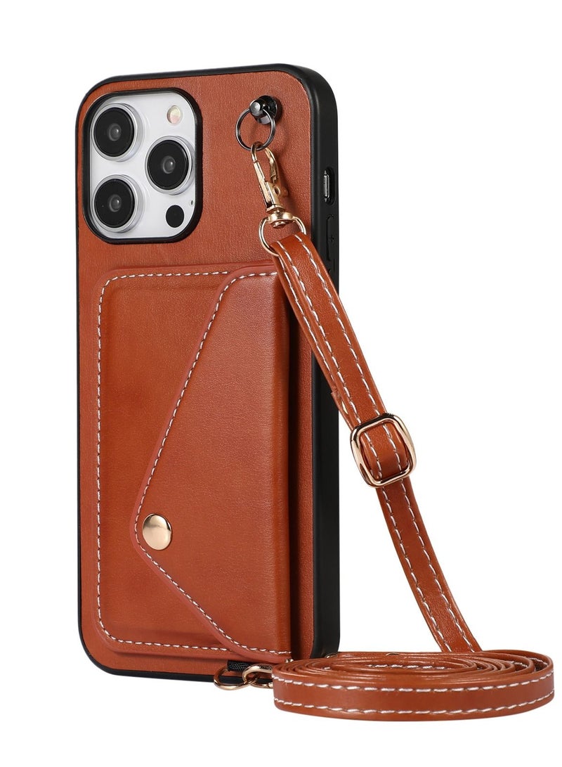 Suteni Back Cover Leather Protective Wallet Mobile Phone Case for iPhone - Image 2