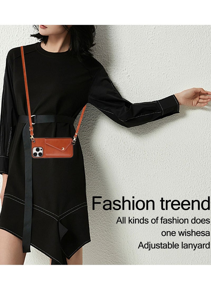 Suteni Back Cover Leather Protective Wallet Mobile Phone Case for iPhone - Image 3