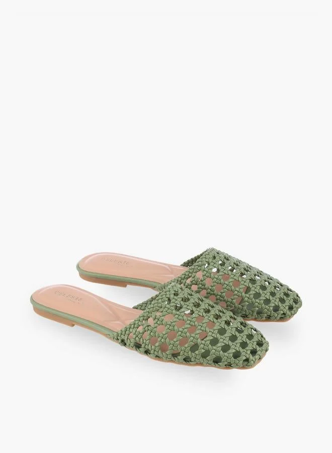 Celeste GREEN Women Slip-On Mules for Women | Best Price UAE