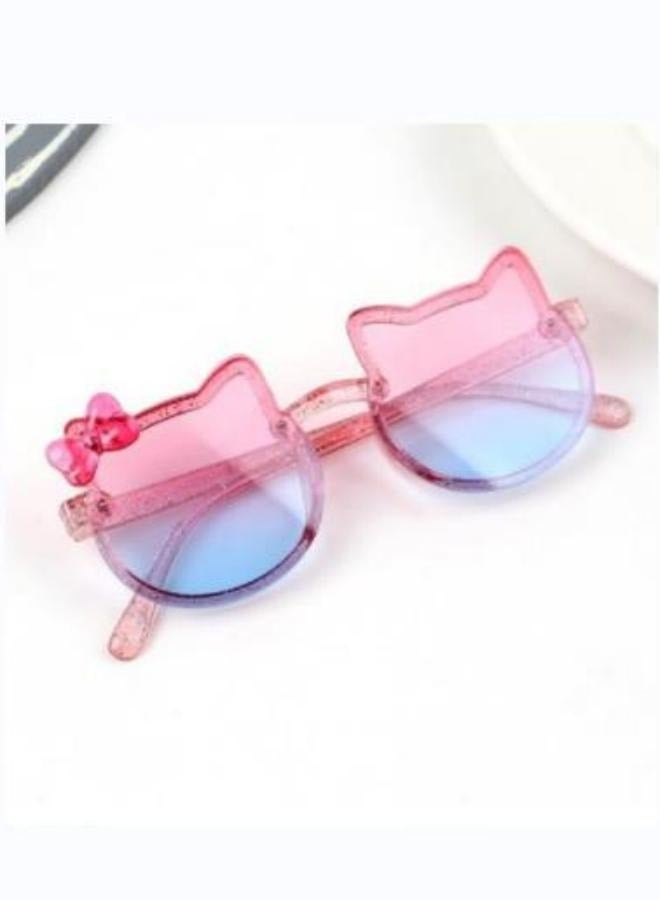 Generic Kids Sunglasses Cute Cat Shaped Child Sunglasses Polarized Sunglasses UV Protection for Kids  - Image 2