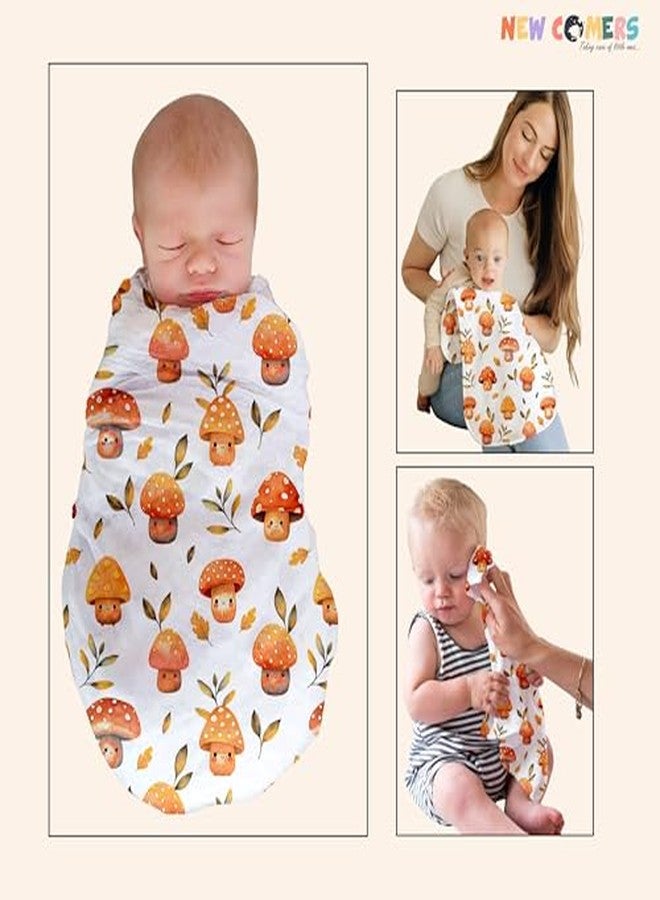 NEW COMERS Baby Muslin Cloth Set | 6 Pcs Double Layered Pure Cotton Swaddle Wrap | Soft & Absorbent Baby Burp Cloth & Reusable Washcloth Towels, White (SBW_06) - Image 3