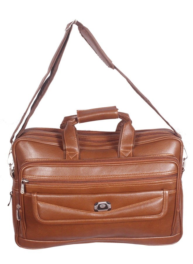 Unique Ideas PU Leather - Executive Bag Cross Over Shoulder Messenger Bag and Handbag with Laptop Compartment - Image 4