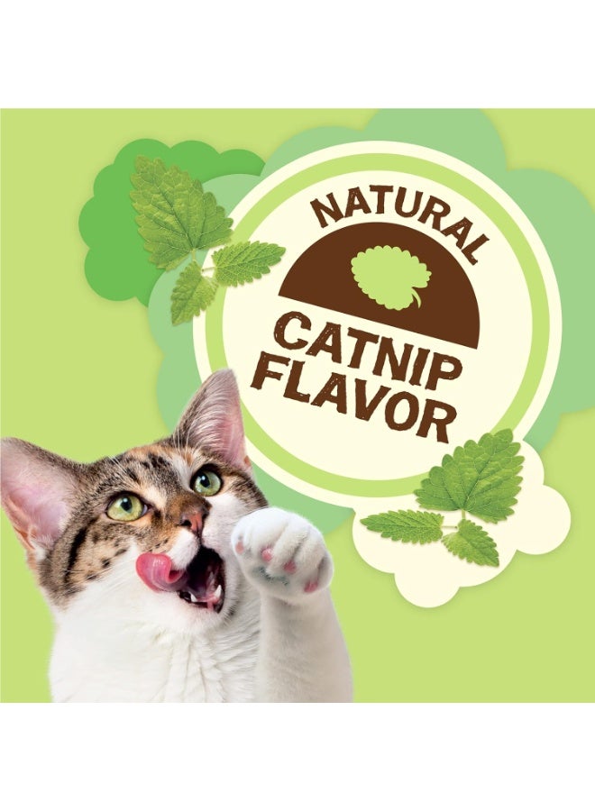 Friskies Purina Friskies Made in USA Facilities, Natural Cat Treats, Party Mix Natural Yums Catnip Flavor - 20 Ounce (Pack of 1) - Image 2