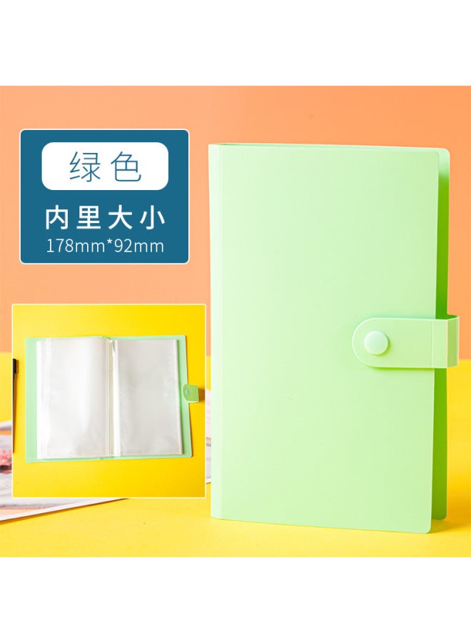 Olga Portable Banknote Collection Book Coin Collection Book Commemorative Banknote Coin Collection Box Banknote Protection Bag - Image 1