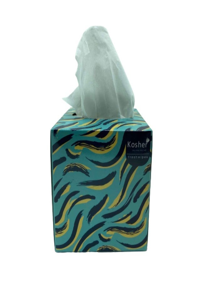 Kosher Avatar 2 Ply Facial Cube Tissue Box | Pack of 6 | 80 Pulls per Box (Total 480 Pulls) - Image 1