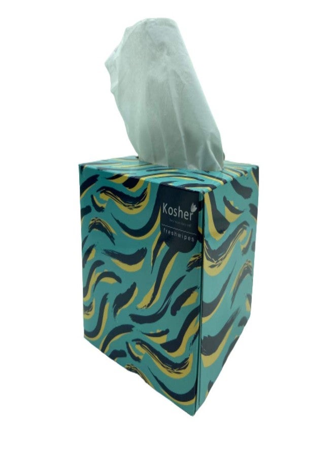 Kosher Avatar 2 Ply Facial Cube Tissue Box | Pack of 6 | 80 Pulls per Box (Total 480 Pulls) - Image 2