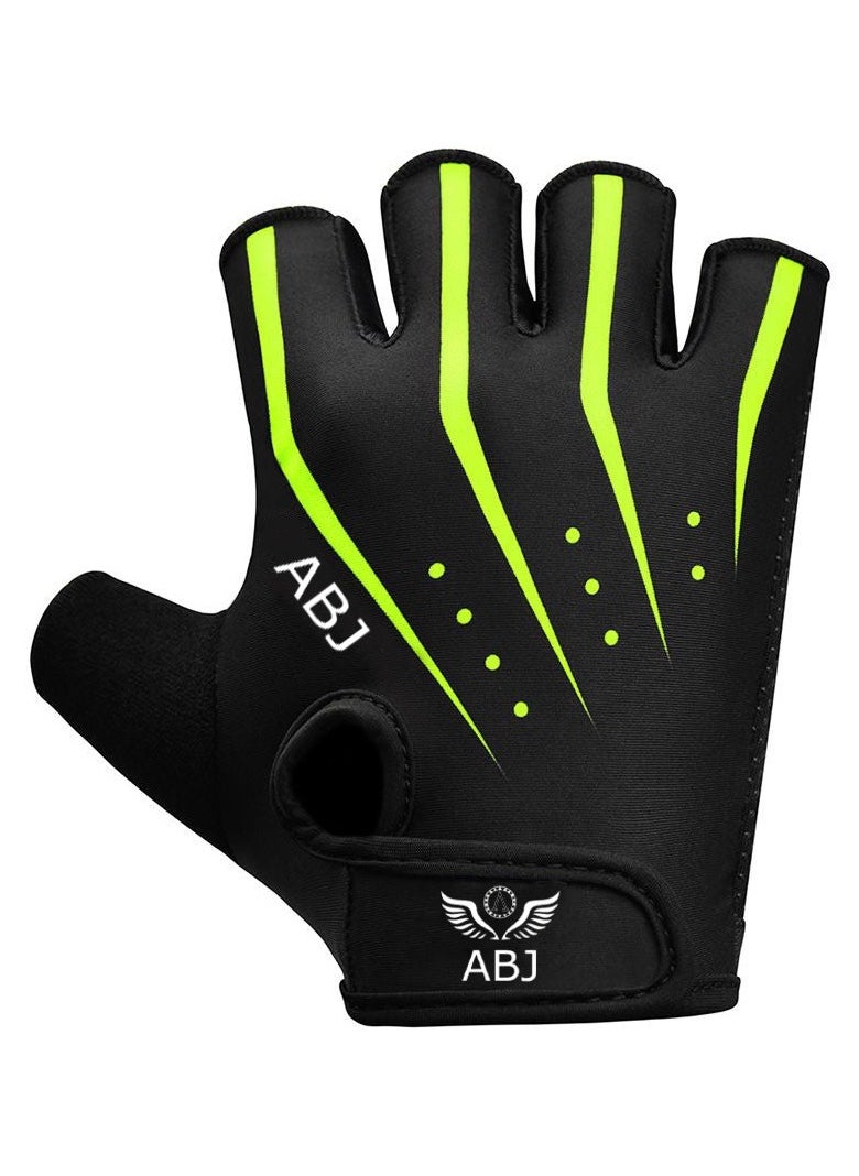 ABJ Workout Gloves for Men and Women, Weight Lifting Gloves with Excellent Grip, Lightweight Gym Gloves for Cycling, Exercise, Training, Pull ups, Fitness, Climbing and Rowing  - Image 1