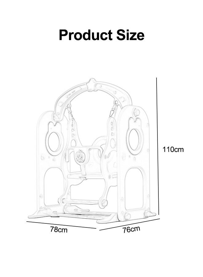 جساي تويز الأطفال المتأرجحين داخل الهواء الطلق مرافق الترفيه المنزلية الكرتونية معلقة كرسي هزاز للأطفال 1-3 سنوات - Image 2
