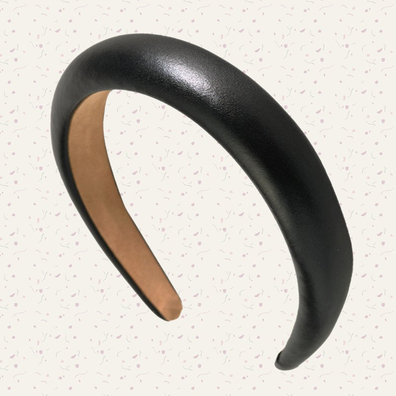 Sponge Hair Band Wide Headband Color Headdress Simple Headwear for Womnen Girls Narrower Black - Image 3