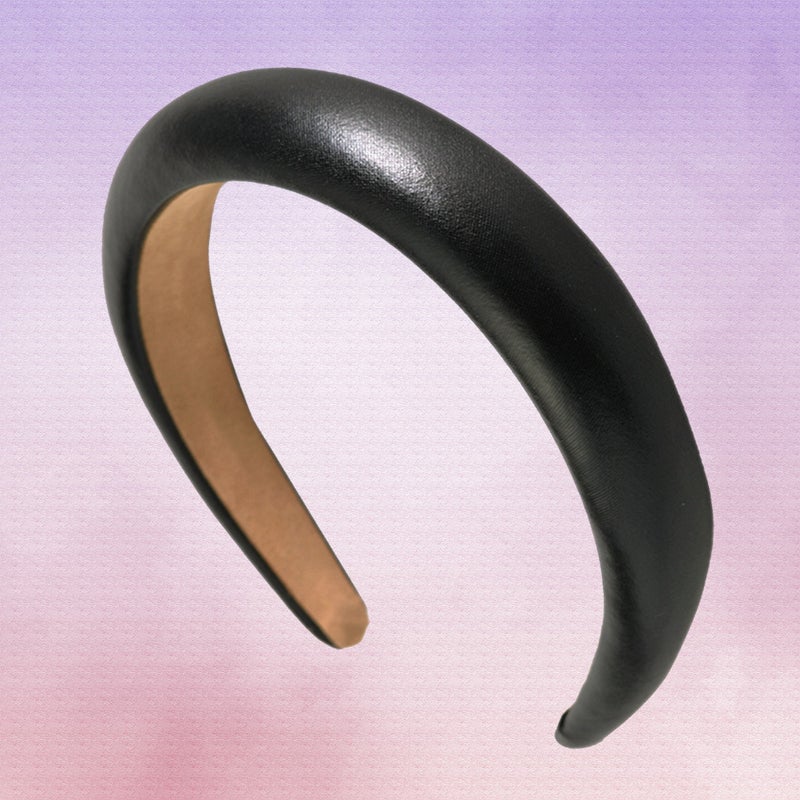 Sponge Hair Band Wide Headband Color Headdress Simple Headwear for Womnen Girls Narrower Black - Image 2