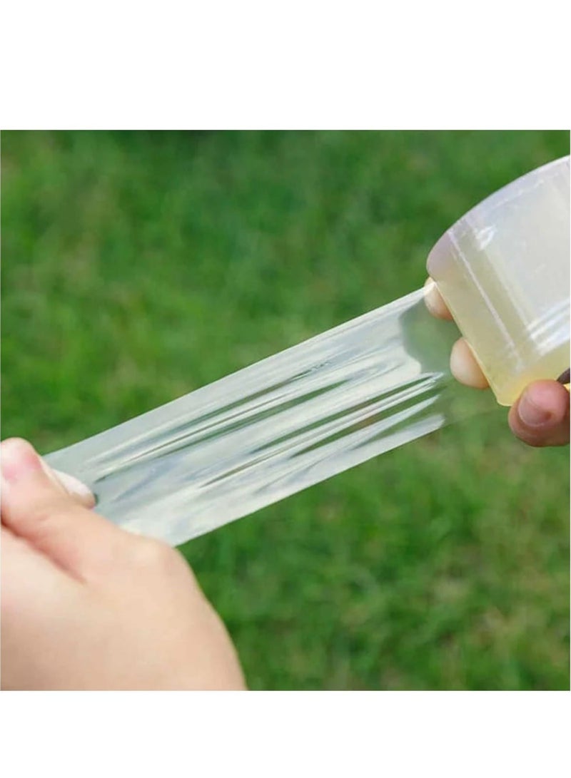 Shappy 1 Roll of Clear Packing Tape, 3/4" x 1200" Roll, Clear Gift Tape - Image 2