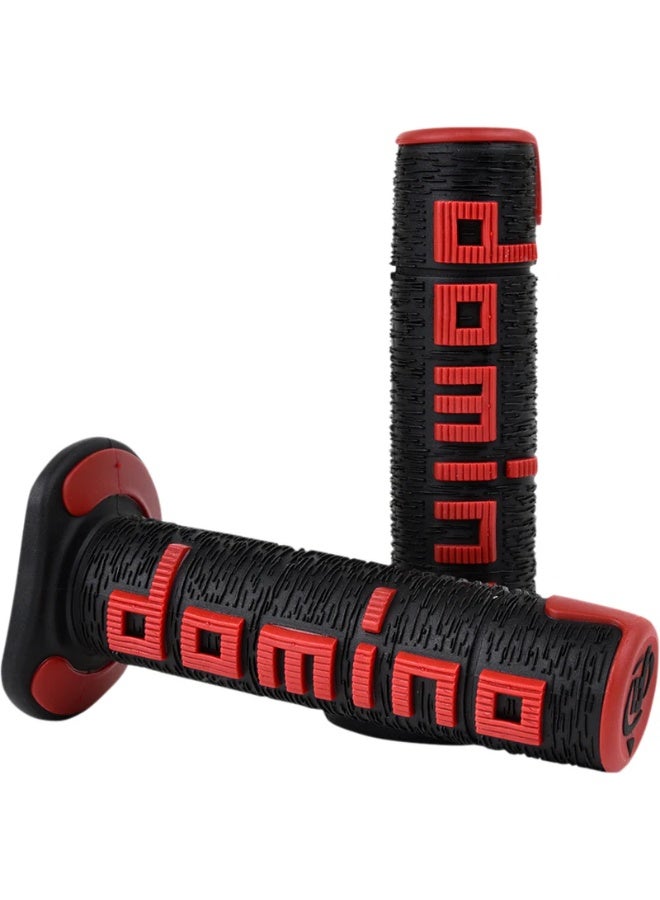 Domino Racing A360 Off-Road Grips –  Black/Red
