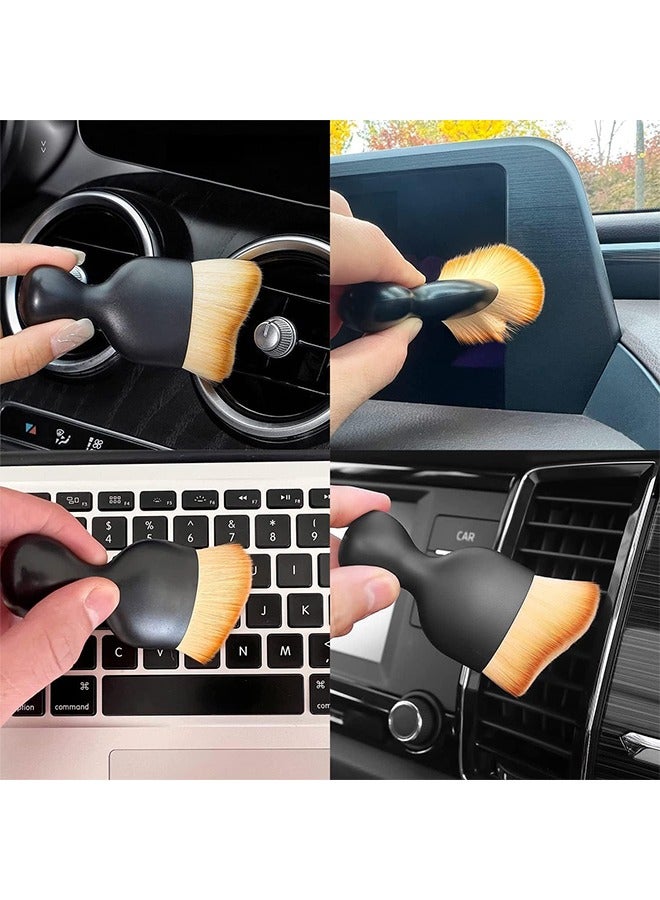 3 قطع من أدوات تنظيف السيارة الداخلية، فرشاة تنظيف السيارة، مجمعات الغبار الداخلية، فرشاة تنظيف السيارة الداخلية، فرشاة الغبار - Image 5