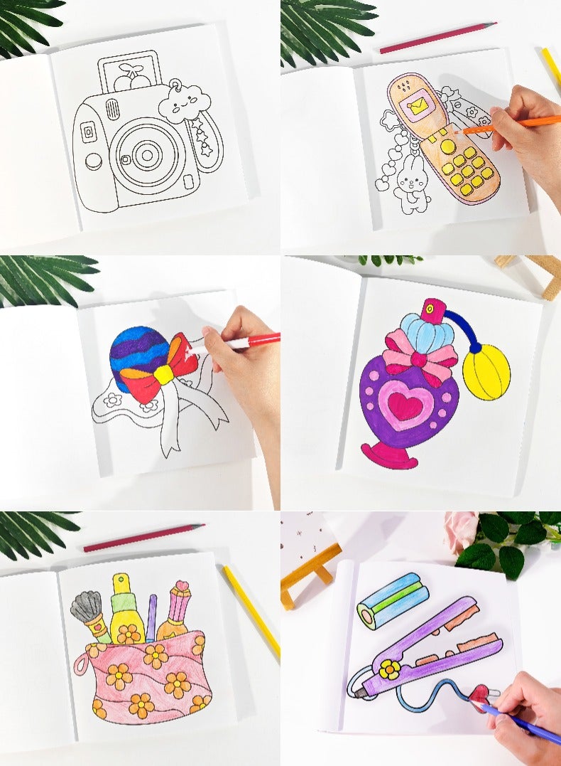 CALL PLAY 2pcs Coloring Book, Big Book , 80 Coloring Pages, Gift for Kids, Age 3, 4, 5, 6,7,8,9,10 - Image 5