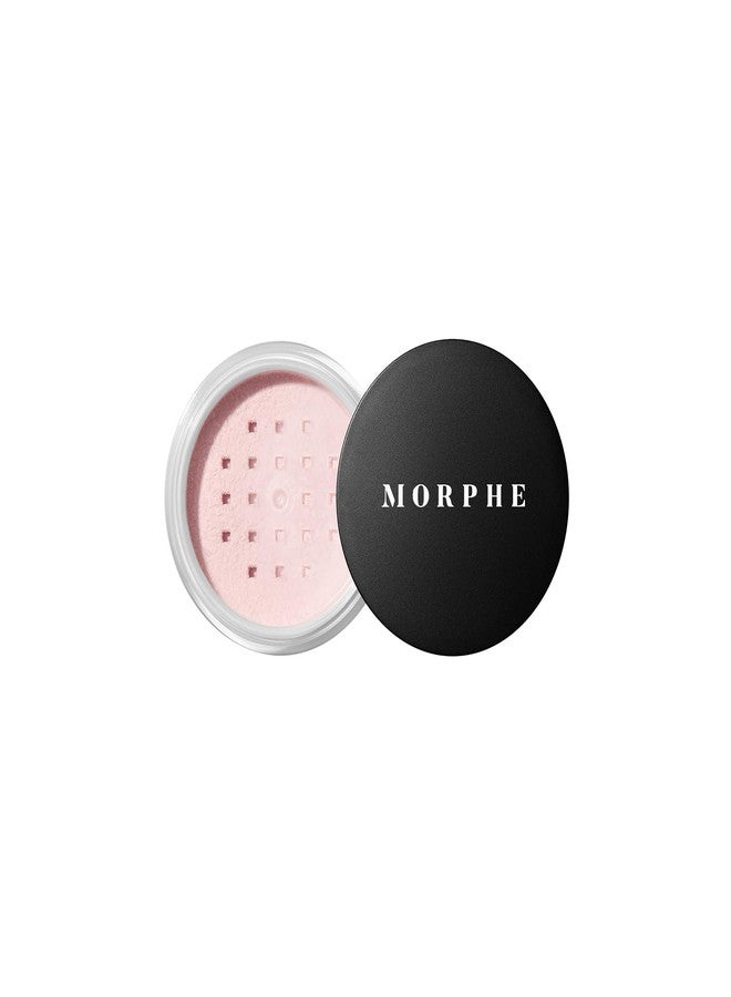 Morphe Mini Bake & Set Setting Powder - Lightweight, Talc-Free Finishing Powder for Face Makeup with a Soft, Natural Finish - Minimizes Shine for Up to 24HR - Brightening Pink (0.09 oz) - Image 1