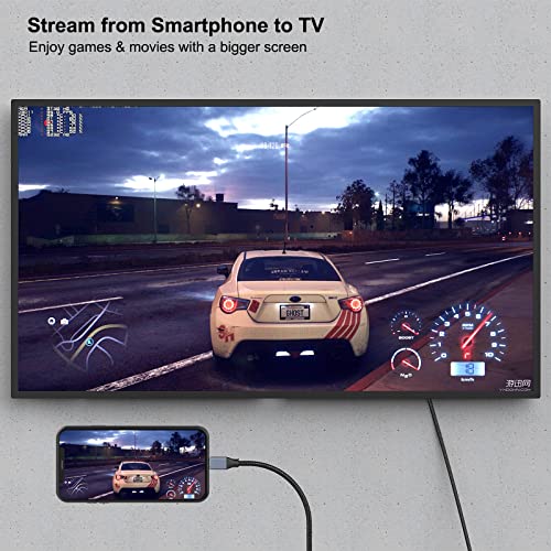 BENFEI USB-C to DisplayPort 3 Feet Cable(8K@60Hz 4K@144Hz), USB Type-C to DisplayPort Cable [Thunderbolt 3/4/5 Compatible] with iPhone 15 Pro/Max, MacBook Pro/Air 2023, iPad Pro, iMac, S23, XPS 17 - Image 3