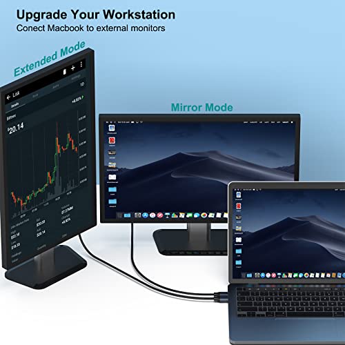 BENFEI USB-C to DisplayPort 3 Feet Cable(8K@60Hz 4K@144Hz), USB Type-C to DisplayPort Cable [Thunderbolt 3/4/5 Compatible] with iPhone 15 Pro/Max, MacBook Pro/Air 2023, iPad Pro, iMac, S23, XPS 17 - Image 5