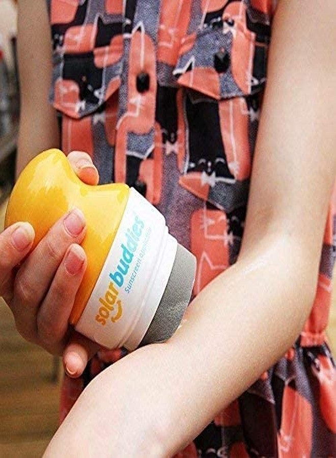 Solar Buddies Duo GB Solar Buddies Refillable Roll On Sponge Applicator For Kids, Adults, Families, Travel Size Holds 100ml Travel Friendly for Sunscreen, Suncream and Lotions - Image 3
