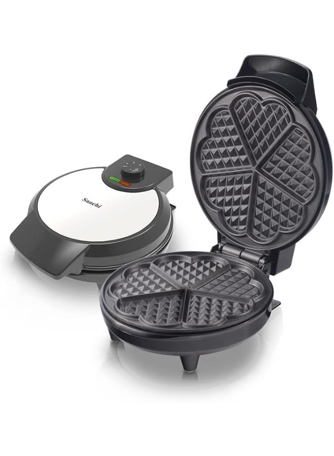 Sachi 5Pc Heart Shape Waffle Maker - Image 1