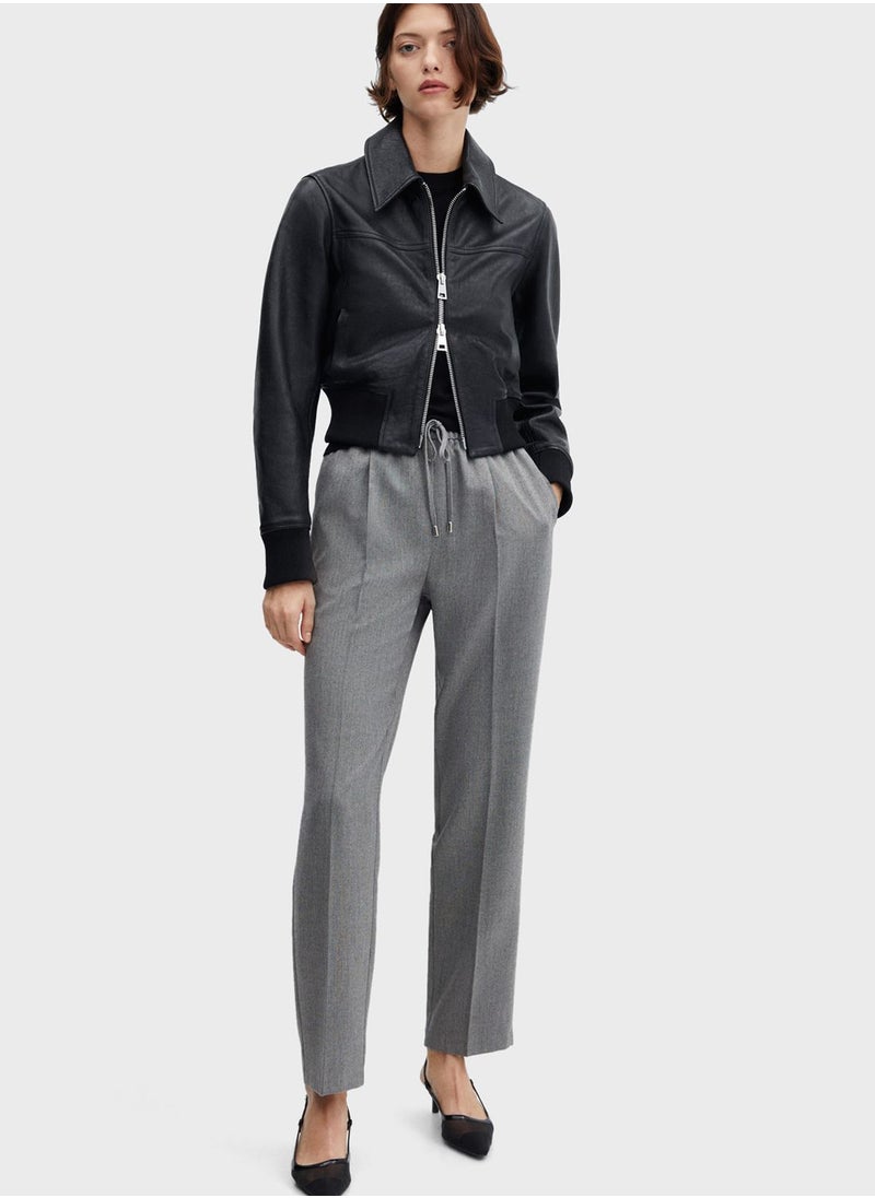 MANGO - High Waist Pants - Image 1