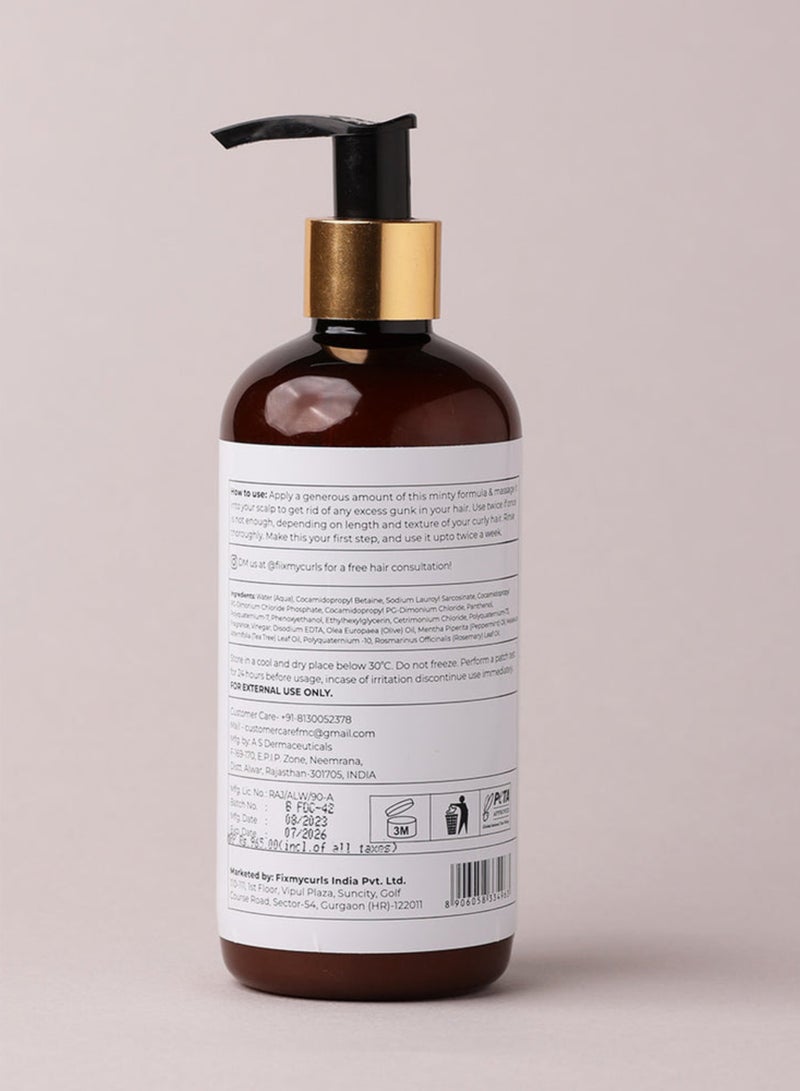 Fix My Curls Cleansing Shampoo | 100GM / 250GM | Enriched with Apple Cider Vinegar, Tea Tree & Rosemary Oil| Anti-Frizz, Anti-Itch | pH Balanced, Paraben-Free, Silicone-Free & Sulfate-Free | Fix My Curls  - Image 5