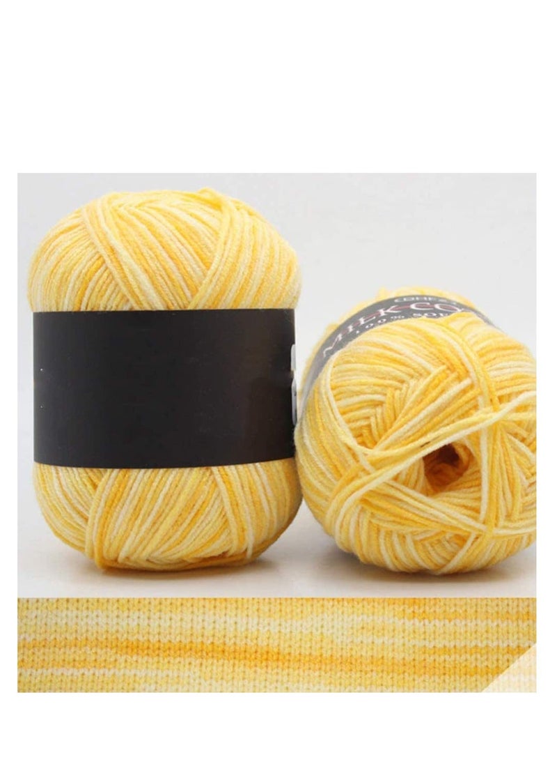 Generic - Crochet Yarn Five Piece Multicolored, Acrylic Knitting Yarn, Hand Knitting Yarn, Weaving Yarn, Crochet Thread - Image 1