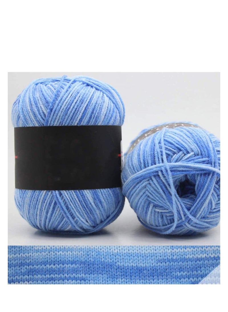 Generic - Crochet Yarn Five Piece Multicolored, Acrylic Knitting Yarn, Hand Knitting Yarn, Weaving Yarn, Crochet Thread - Image 1