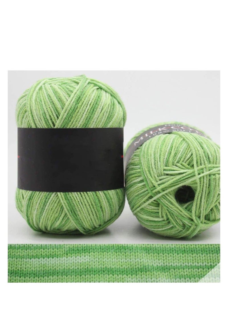 Generic - Crochet Yarn Five Piece Multicolored, Acrylic Knitting Yarn, Hand Knitting Yarn, Weaving Yarn, Crochet Thread - Image 1