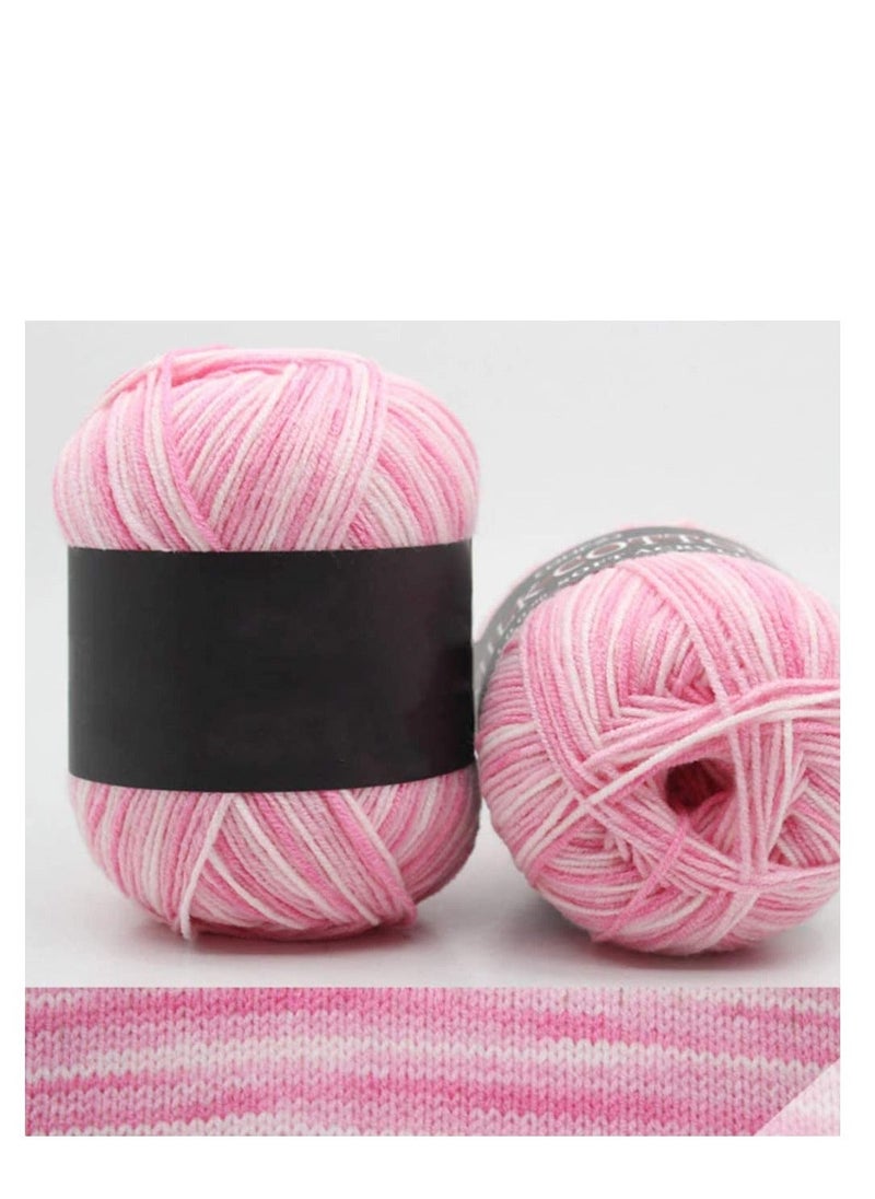 Generic - Crochet Yarn Five Piece Multicolored, Acrylic Knitting Yarn, Hand Knitting Yarn, Weaving Yarn, Crochet Thread - Image 1