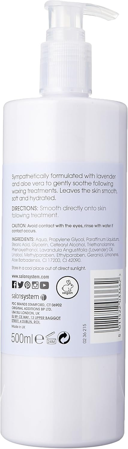 Salon System salonsystem 500 ml Sensitive After Wax Lotion - Image 2