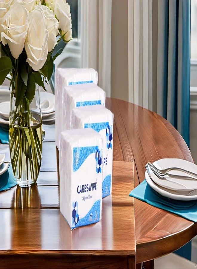 Careswipe مناديل ورقية من كيرسوايب، 100 منديل في العبوة - مجموعة من 4 قطع - Image 4