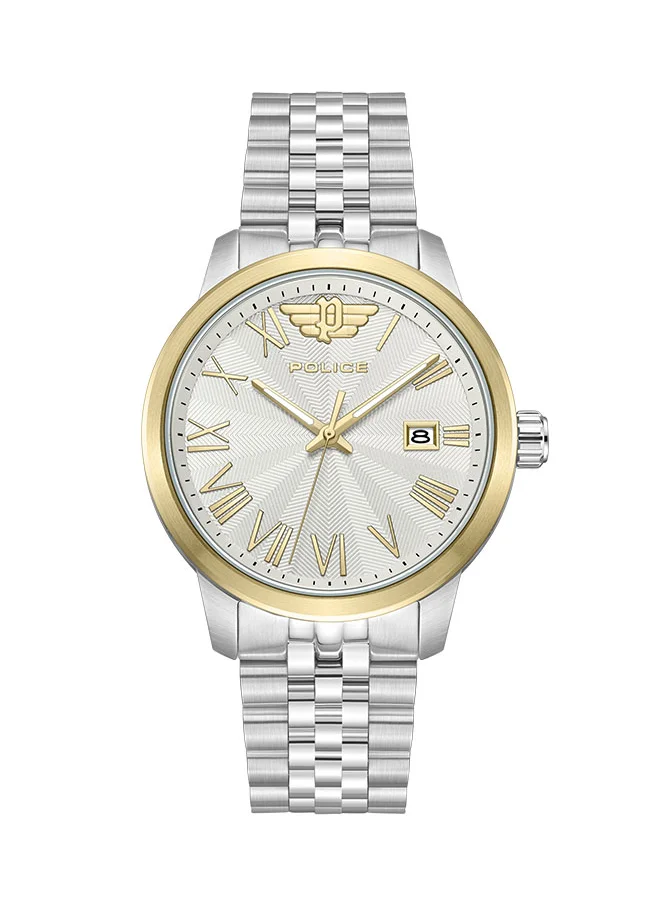 بوليس Men Analog Round Shape Metal Wrist Watch PEWJH0021340 - 41 Mm