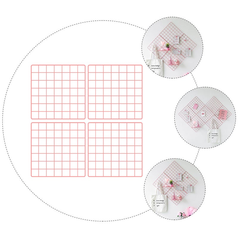 4Pcs Iron Net Adornments Photo Hanging Display Nets Room Decorations ( ) - Image 3