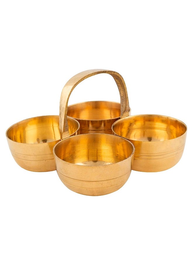 Shubhkart Handmade Choumukha Kankavati Muti-Purpose Brass Puja Holder Kankavati Set (Brass) - pzsku/ZD63EC28DAC265A7A0BCAZ/45/_/1694757464/396f1c2d-5ee3-402a-97c1-7435f93ab774