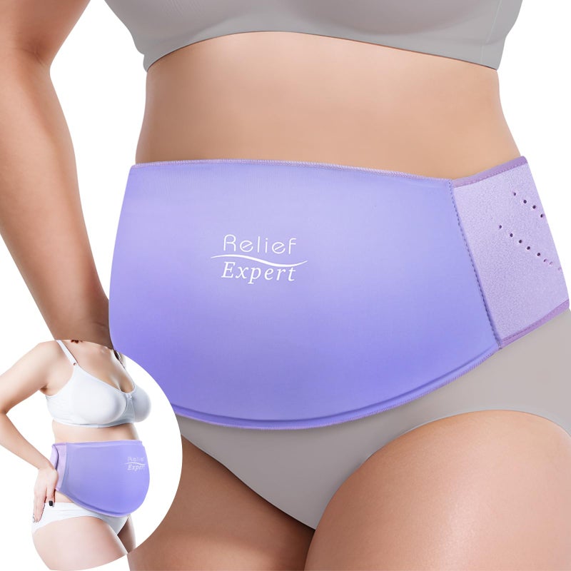 Relief Expert CSection Gel Ice Pack for PostOp Recovery Belly Binder for CSection Hot Cold Therapy for Postpartum Recovery Soft Gel Ice Wrap for Incision Protection Reduces Swelling and Discomfort Purple - Image 3