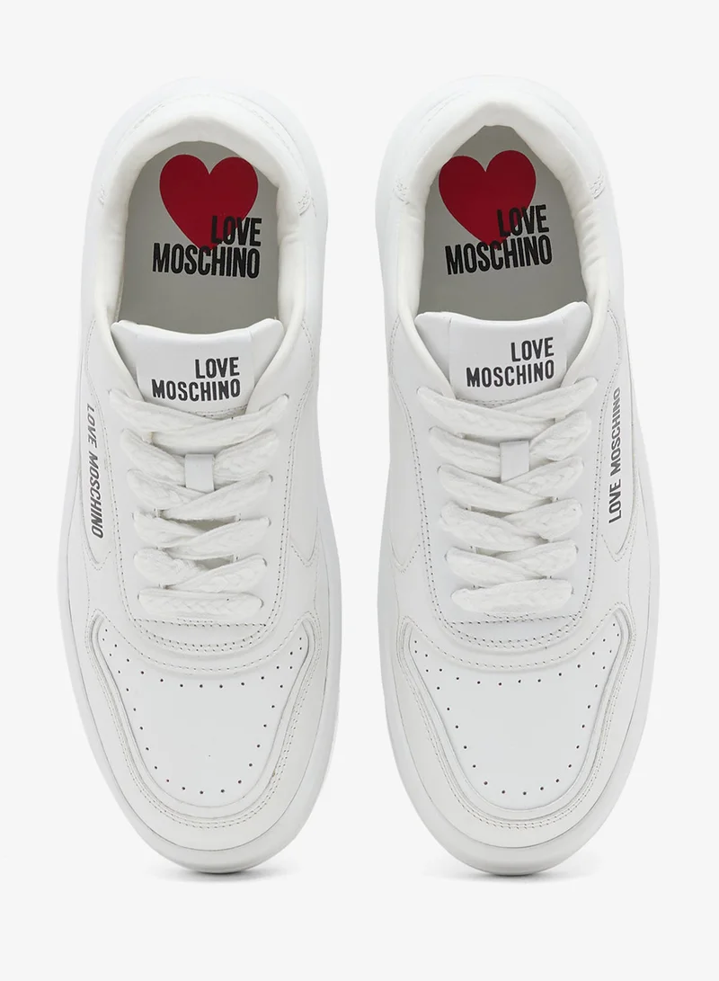 Love Moschino  Logo Low Top Sneakers for Women | Best Price UAE