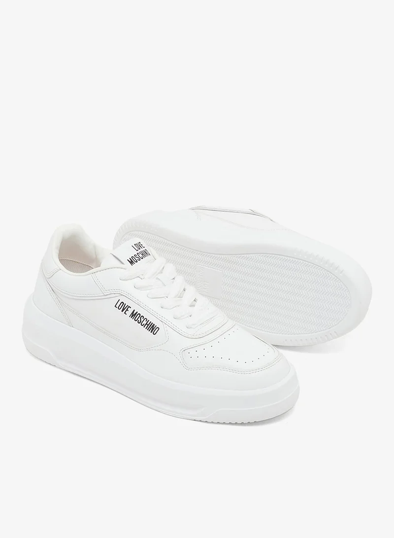 Love Moschino  Logo Low Top Sneakers for Women | Best Price UAE