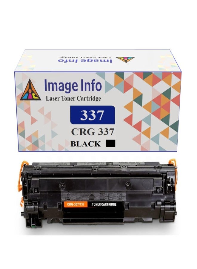 IIC IMAGE INFO ImageInfo CRG-337 / 337 Black Laser Toner Cartridge Compatible for Use in Canon imageCLASS MF244dw Printer - Image 1
