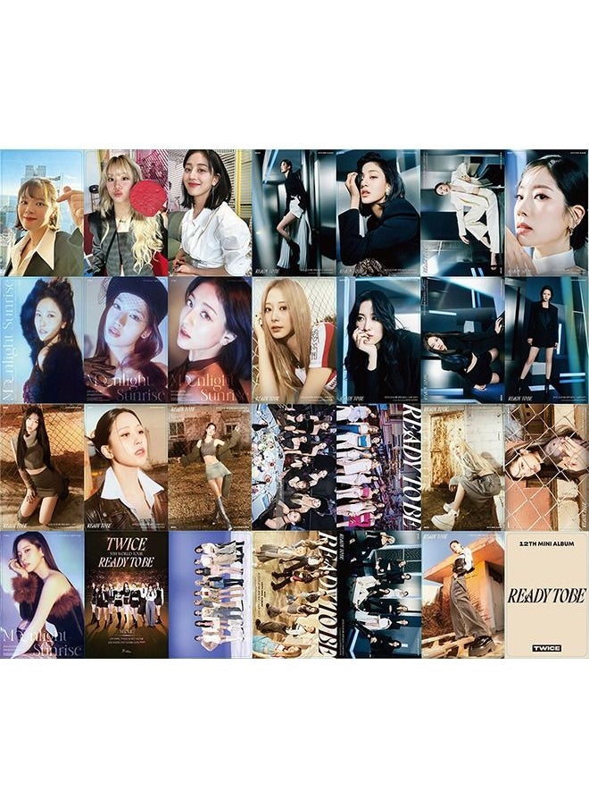 55Pcs Kpop Twice Album READY TO BE Lomo Cards-Twice Photocards Set-High Quality Glossy Finish-The Perfect Addition to Any K-Pop Fan Collection-Twice Greeting Card Gift for Fans
