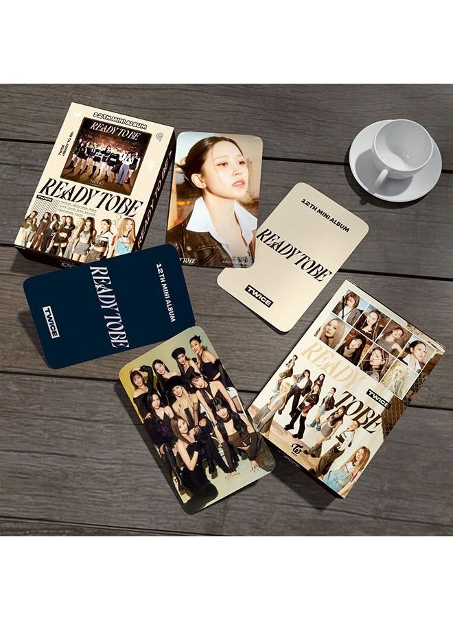 55Pcs Kpop Twice Album READY TO BE Lomo Cards-Twice Photocards Set-High Quality Glossy Finish-The Perfect Addition to Any K-Pop Fan Collection-Twice Greeting Card Gift for Fans
