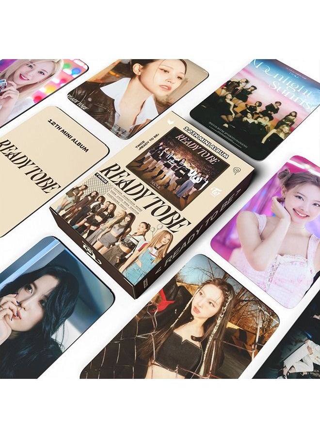 55Pcs Kpop Twice Album READY TO BE Lomo Cards-Twice Photocards Set-High Quality Glossy Finish-The Perfect Addition to Any K-Pop Fan Collection-Twice Greeting Card Gift for Fans