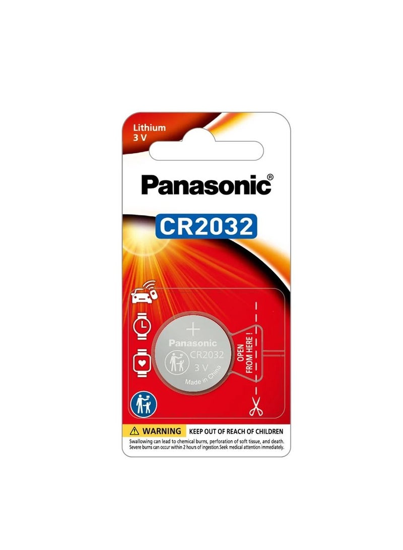 باناسونيك باناسونيك CR 2032 بطارية ليثيوم 3 فولت  - Image 1