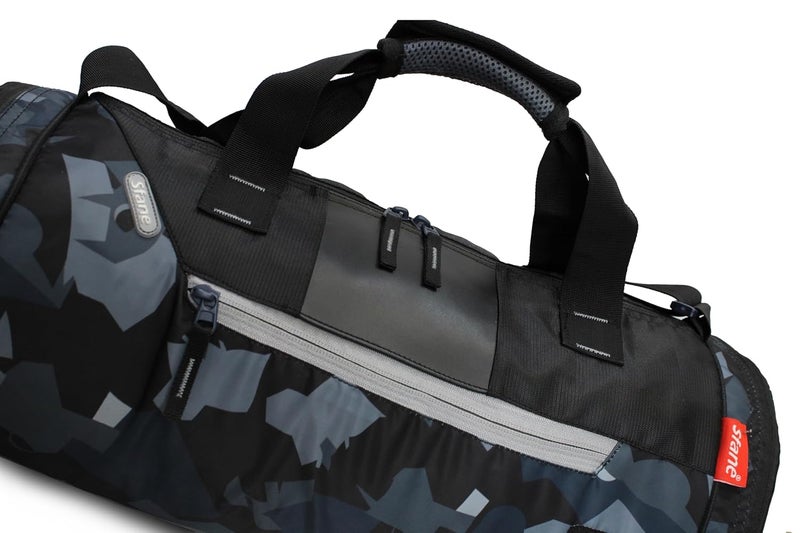 SFANE Gym Bags for Men with Separate Shoe Compartment Sports Gym Bags for Women Unisex Duffle Bags for Gym for Carry & Travel Adjustable Duffel Bags Sports Bag - Grey - Image 2