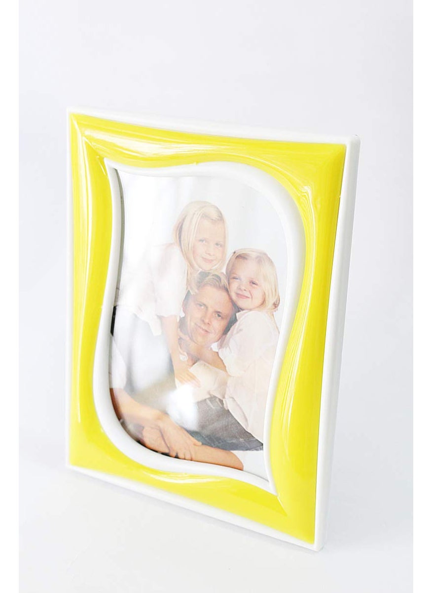 Laps of Luxury Yellow Color Mango Table Photo Frame