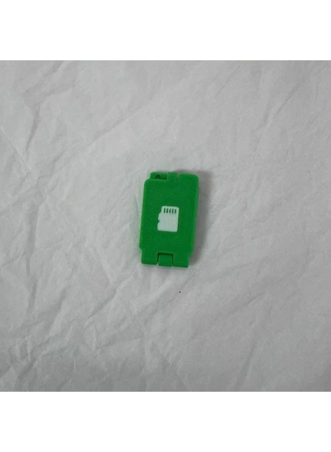 Green Micro SD Card Storage Case Scratch Resistant Compact Organizer for Phones Tablets Cameras - Image 3