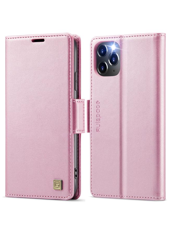 The Bros Case For iPhone 11 Pro A11 Side Buckle MagSafe Magnetic RFID Phone Leather Case