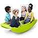 Simplay3 Two Sided Rock and Roll Teeter Totter Seesaw and Climbing Bridge Fits up to Four Children and Kids for Rocking and Climbing IndoorOutdoor Made in USA Lime Green - Image 2