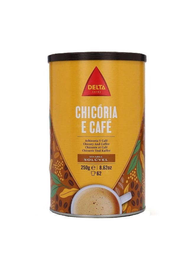 Portuguese Chicory and Coffee Blend, Soluble Instant Coffee, 250g
