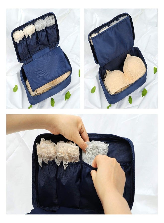 WEELZONE حقيبة تنظيم ملابس داخلية نسائية من النايلون من WEELZONE، مثالية للسفر والتنظيم. حقيبة تخزين ملابس داخلية نسائية مقاومة للماء (متعددة الألوان) - مثالية للسفر والتنظيم - Image 5